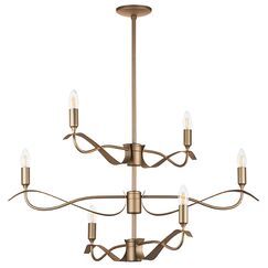 733263 Люстра RAGNO 6х40W E14 ЗОЛОТО