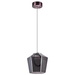 796118 Люстра CARAMELLO LED 6W 110LM КОФЕЙНЫЙ/ПЕПЕЛЬНЫЙ 3000K