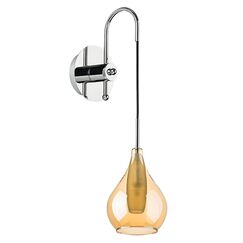 803533 Бра PENTOLA 1х25W G9 ХРОМ/ЯНТАРЬ