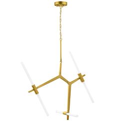 742063 Люстра STRUTTURA 6х6W (led) G9 ЗОЛОТО МАТОВЫЙ