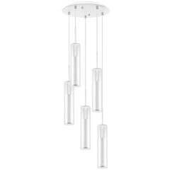 756056 Люстра CILINO 5х40W GU10 MATT WHITE