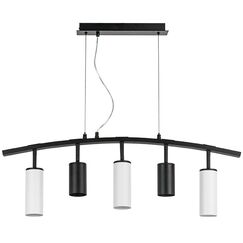 LR735372863 Люстра RULLO 5х50W GU10 ЧЕРНЫЙ/БЕЛЫЙ (571735+214437-2+214486-3)