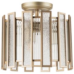 712042 Люстра AGAVE 3х40W E27 ШАМПАНЬ/ПРОЗРАЧНЫЙ