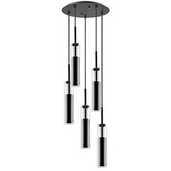 756057 Люстра CILINO 5х40W GU10 MATT BLACK