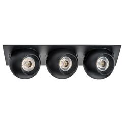 i537727272 Светильник INTERO LED 9W*3 850LM*3 24G ЧЕРНЫЙ 3000K (217537+217072+217072+217072)