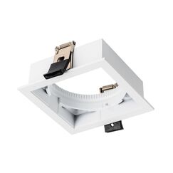 075216 Рамка встраиваемая квадратная 1x STELLA к 075xxх БЕЛЫЙ МАТОВЫЙ