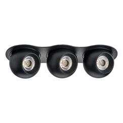 i637747474 Светильник INTERO LED 9W*3 850LM*3 24G ЧЕРНЫЙ 4000K (217637+217074+217074+217074)