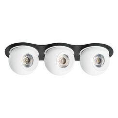 i637626262 Светильник INTERO LED 9W*3 850LM*3 24G ЧЕРНЫЙ/БЕЛЫЙ 3000K (217637+217062+217062+217062)