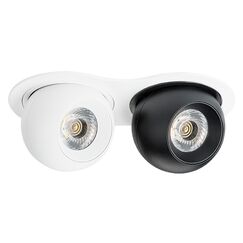 i6266272 Светильник INTERO LED 9W*2 850LM*2 24G БЕЛЫЙ/ЧЕРНЫЙ 3000K (217626+217062+217072)