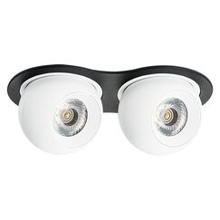 i6276464 Светильник INTERO LED 9W*2 850LM*2 24G ЧЕРНЫЙ/БЕЛЫЙ 4000K (217627+217064+217064)