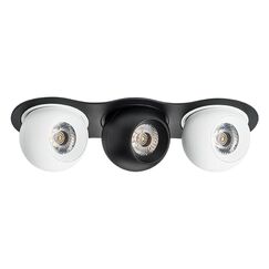 i637627262 Светильник INTERO LED 9W*3 850LM*3 24G ЧЕРНЫЙ/БЕЛЫЙ 3000K (217637+217062+217072+217062)