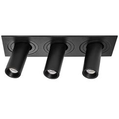 i537274 Светильник INTERO TUBO LED 10W*3 500LM*3 60G ЧЕРНЫЙ 4000K (217537+217274+217274+217274)