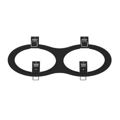 217927 Рамка INTERO 111 Double ROUND ЧЕРНЫЙ