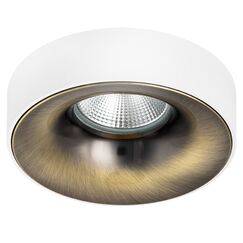 L01002120 Светильник LEVIGO MR16/HP16 БРОНЗА/БЕЛЫЙ МАТОВЫЙ (010021+510020)