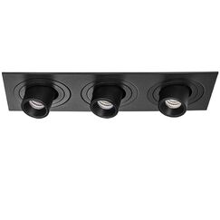 i537172 Светильник INTERO TUBO LED 7W*3 360LM*3 60G ЧЕРНЫЙ 3000K (217537+217172+217172+217172)