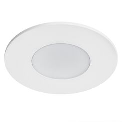 012806 Рамка (светильник) PVC д/LED-модулей 941хх и LED-ламп D50мм PIANO ROUND БЕЛЫЙ IP65