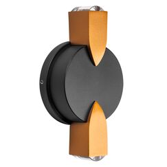 380623 Светильник DITO 2х1W LED 220LM G ЧЕРНЫЙ/ЗОЛОТО 4000K