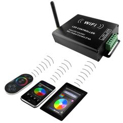 410904 Контроллер Master WiFi + RC LED RGB 12V/24V max 4A*3CH