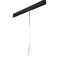 PRO804110 Светильник д/1-фазн трека CONICITA 1х40W E14 БЕЛЫЙ/ЧЕРНЫЙ (804110+595007)