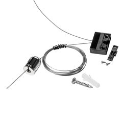 508972 Крепление настенно-потолочное д/хвоста тканевого трека д/светильников 208xxx NOVE ЧЕРНЫЙ