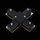 ST002.449.00 Коннектор X-образный ST-Luce Черный BASE