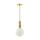 4669/1 PENDANT ODL20 471 золотой/белый Подвес E27 1*40W (тип лампы СВЕЧА ) 220V OKIA