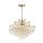 5073/12 HALL (В 2-Х КОРОБКАХ) ODL24 623 золото/прозрачный/металл/хрусталь Люстра E14 12*40W WAYTA