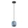 5053/1B PENDANT ODL24 447 черный/голубой/металл Подвес GU10 LED 4W OVALI