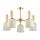4589/5C MODERNI LN22 97 золотой Люстра потолочная E27 5*40W 220V GILLIAN