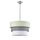 8039/3 MODERNI LN25 133 никель/мятный/серый/белый, металл/текстиль Подвесной светильник Е27 3*60W 220V ILAIDA