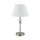 8274/1T CLASSI никель/белый/серый, металл/керамика/ткань Настольная лампа Е14 1*40W 220V VERMONT