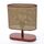 8202/1T COUNTY LN25 392 кофейный/коричневый, дерево/текстиль Настольная лампа E27 1*60W 220V MADERANA