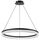 736167 Люстра ROTONDA 38W LED 2106LM 180G ЧЕРНЫЙ 3000K
