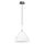 810030 Подвес AGOLA 1х40W E14 ХРОМ/БЕЛЫЙ