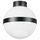812117 Люстра GLOBO 1х40W E14 matt black/white