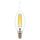 933604 Лампа LED FILAMENT 220V CA35 E14 6W=65W 400-430LM 360G CL 4000K 30000H