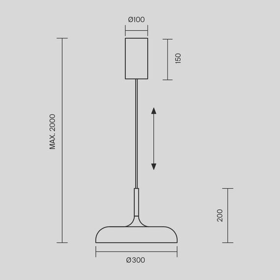 Подвесной светильник Maytoni MOD189PL-L30W3K, изображение 8