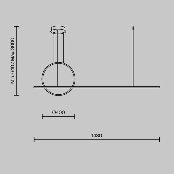 Подвесной светильник Maytoni MOD247PL-L49BSK, изображение 10