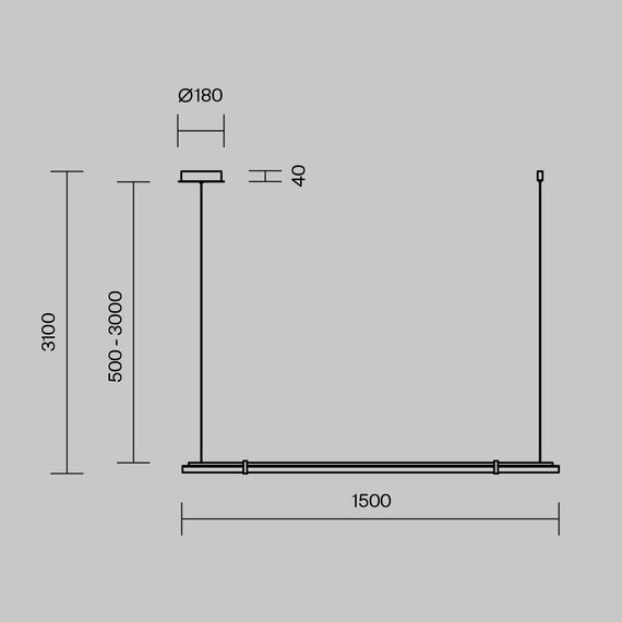Подвесной светильник Maytoni MOD340PL-L28BS3K, изображение 12