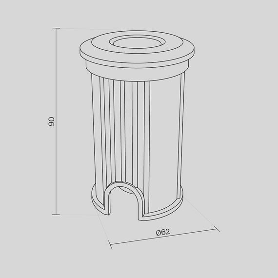Встраиваемый светильник Outdoor O044DL-L1S3K3, изображение 7