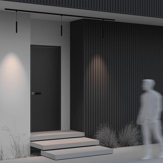 Уличный трековый светильник Outdoor O-TR01-1-P-8WB3K, изображение 8