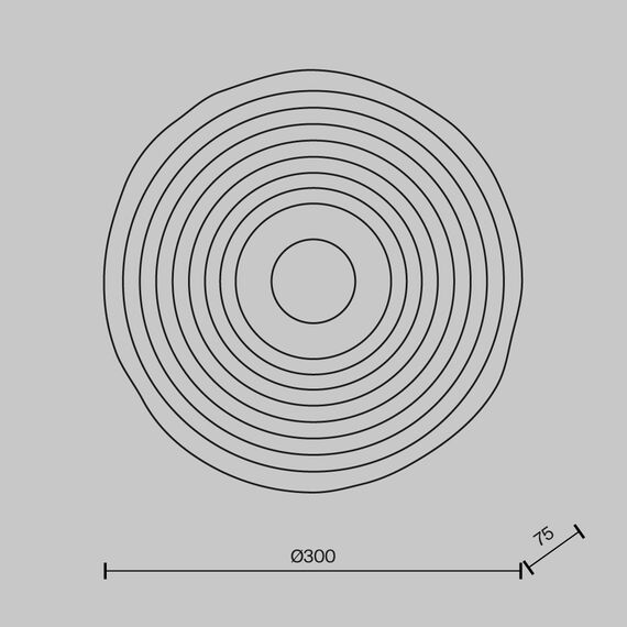 Настенный светильник (бра) Maytoni MOD343WL-L5BS3K1, изображение 8