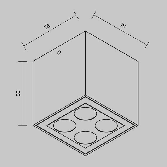 Потолочный светильник Outdoor O309CL-L8GF3K, изображение 11