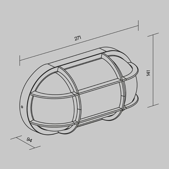 Настенный светильник (бра) Outdoor O449WL-01GF1, изображение 14