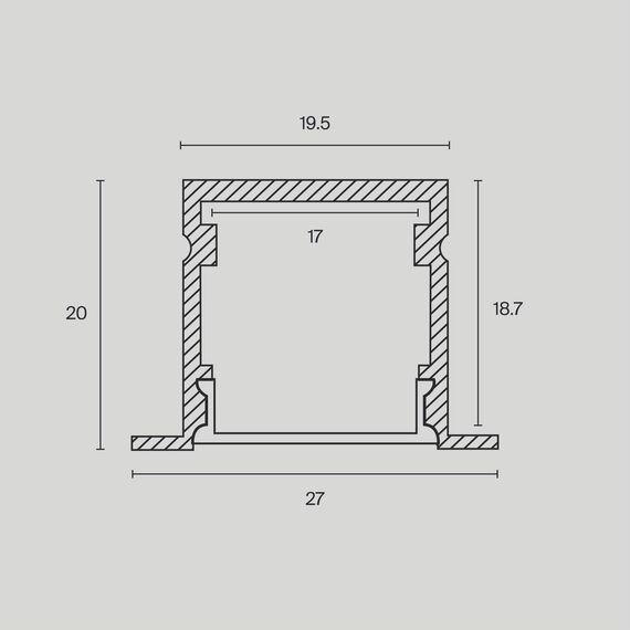 Комплектующие к светодиодной ленте Led Strip ALM-2720-S-2M, изображение 2