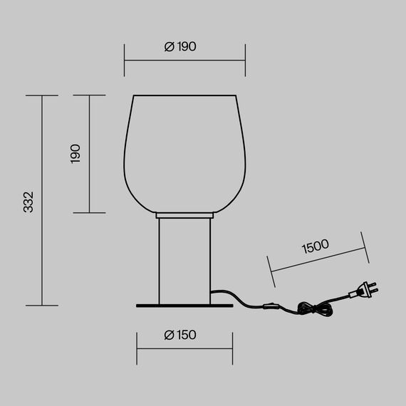 Настольный светильник Maytoni MOD414TL-01G, изображение 14