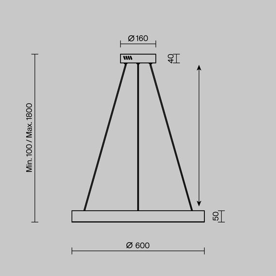 Подвесной светильник Maytoni MOD415PL-L45BS4K, изображение 17