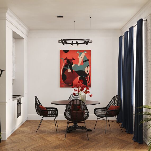 Подвесной светильник Maytoni MOD102PL-L42BK, изображение 11