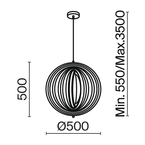 Подвесной светильник Maytoni MOD197PL-01W1, изображение 3