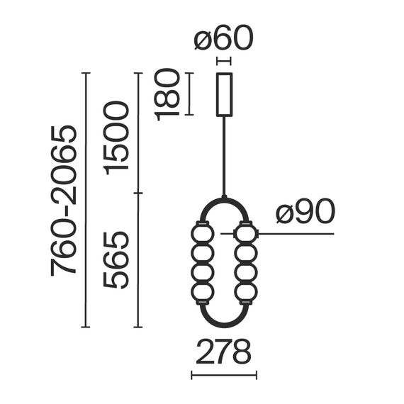 Подвесной светильник Maytoni MOD555PL-L11G3K, изображение 2